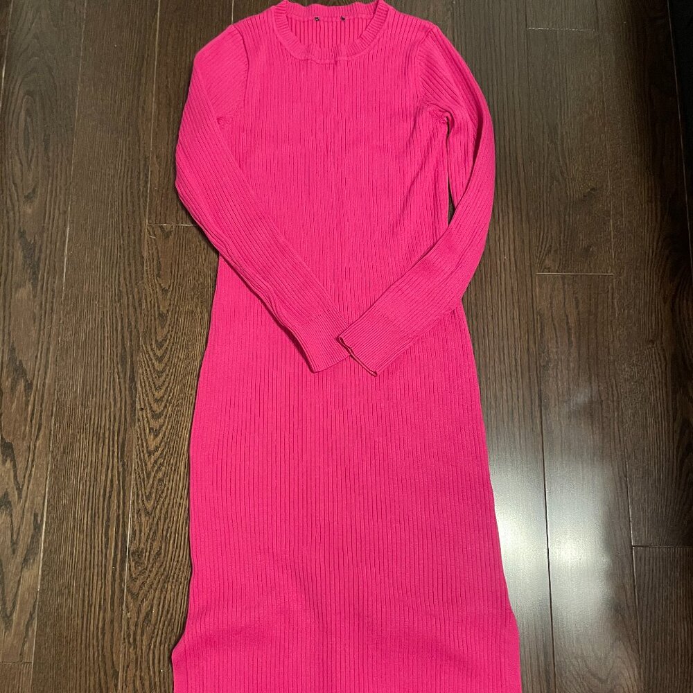 Barbie Pink Bodycon Long Dress